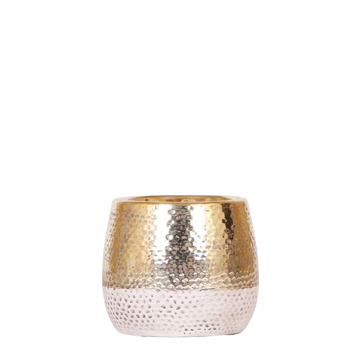 Pot décoratif Elite or - Accessoire luxe