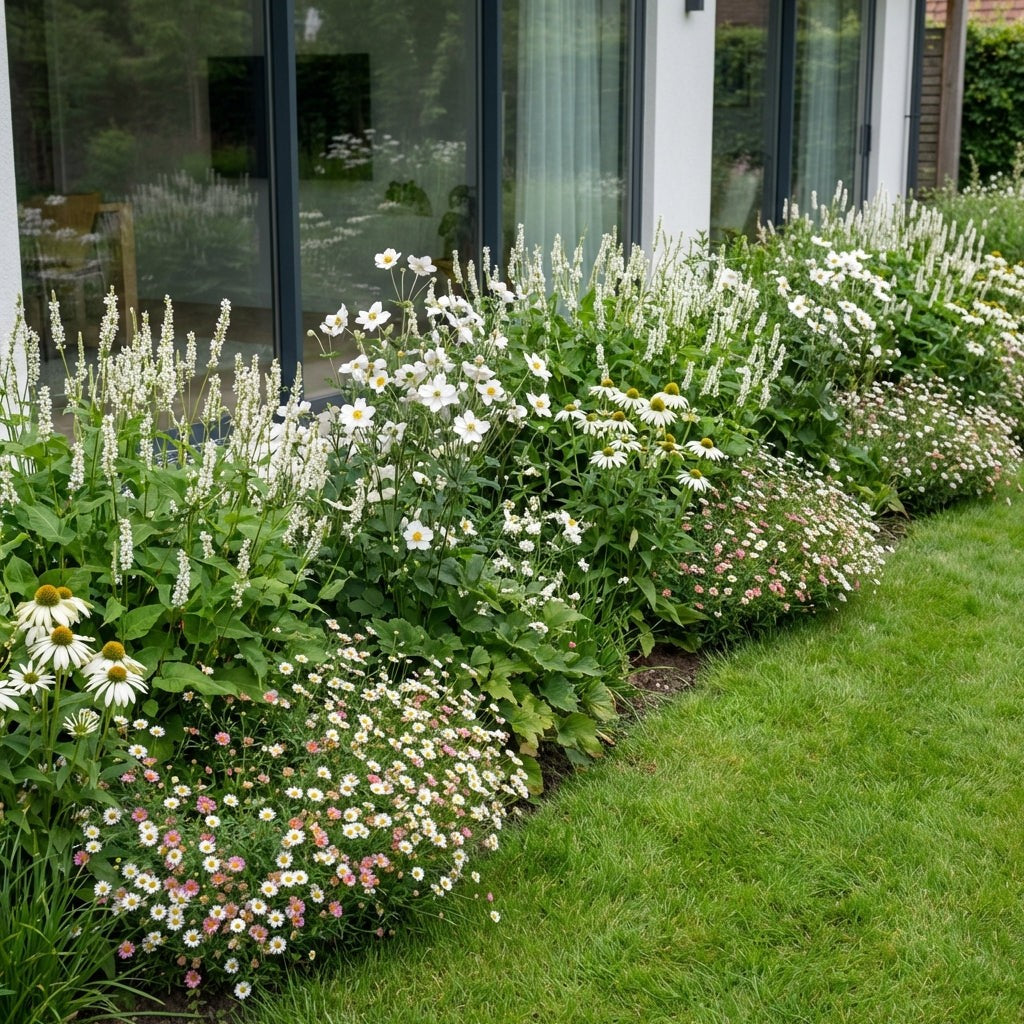 Pack Massif Soleil & Mi-Ombre Blanc - 30 plantes — photo 2