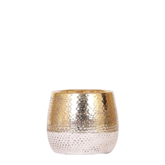 Pot décoratif Elite or - Accessoire luxe