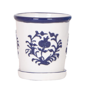 Cache-pot Malaga bleu
