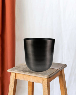 Cache-pot noir d20cm