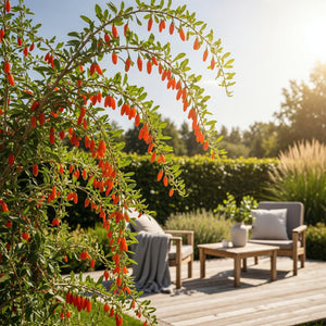 Livraison plante Goji Lycium barbarum – Lot de 6 – Pot 9 cm