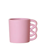 Livraison plante Happy Mug rose - pot de fleurs céramique