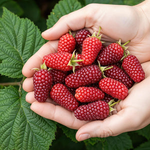 Livraison plante Mûrier - framboisier Tayberry – Lot de 3 – Pot 9 cm