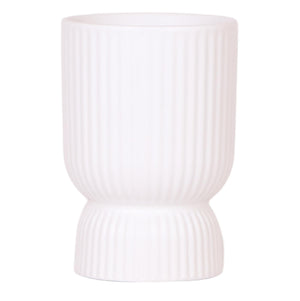 Pot décoratif Diabolo blanc