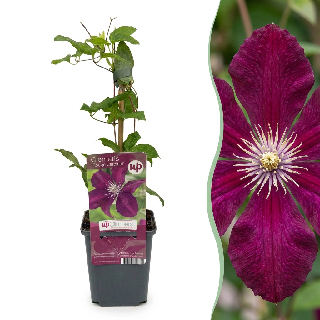 Clématite Rouge Cardinal - 1 plant