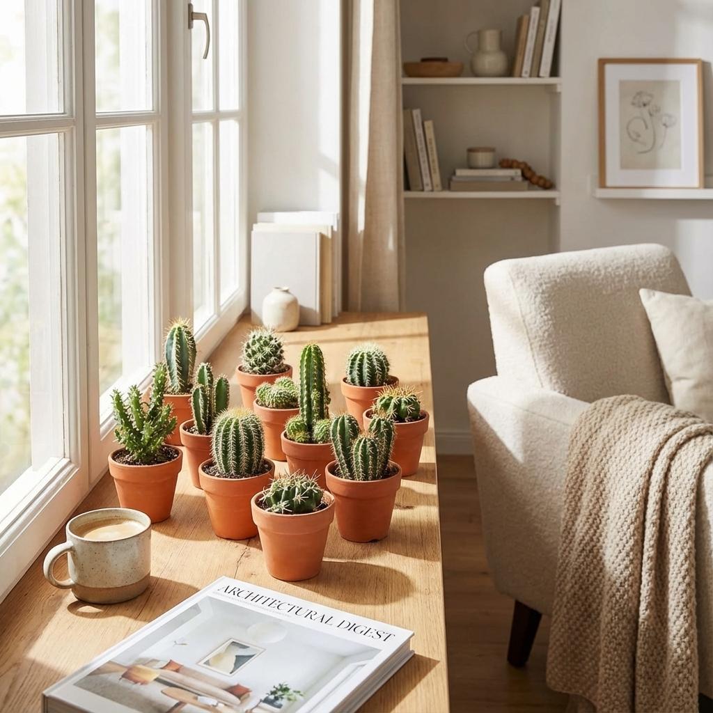 Mini cactus mix – Pots terracotta