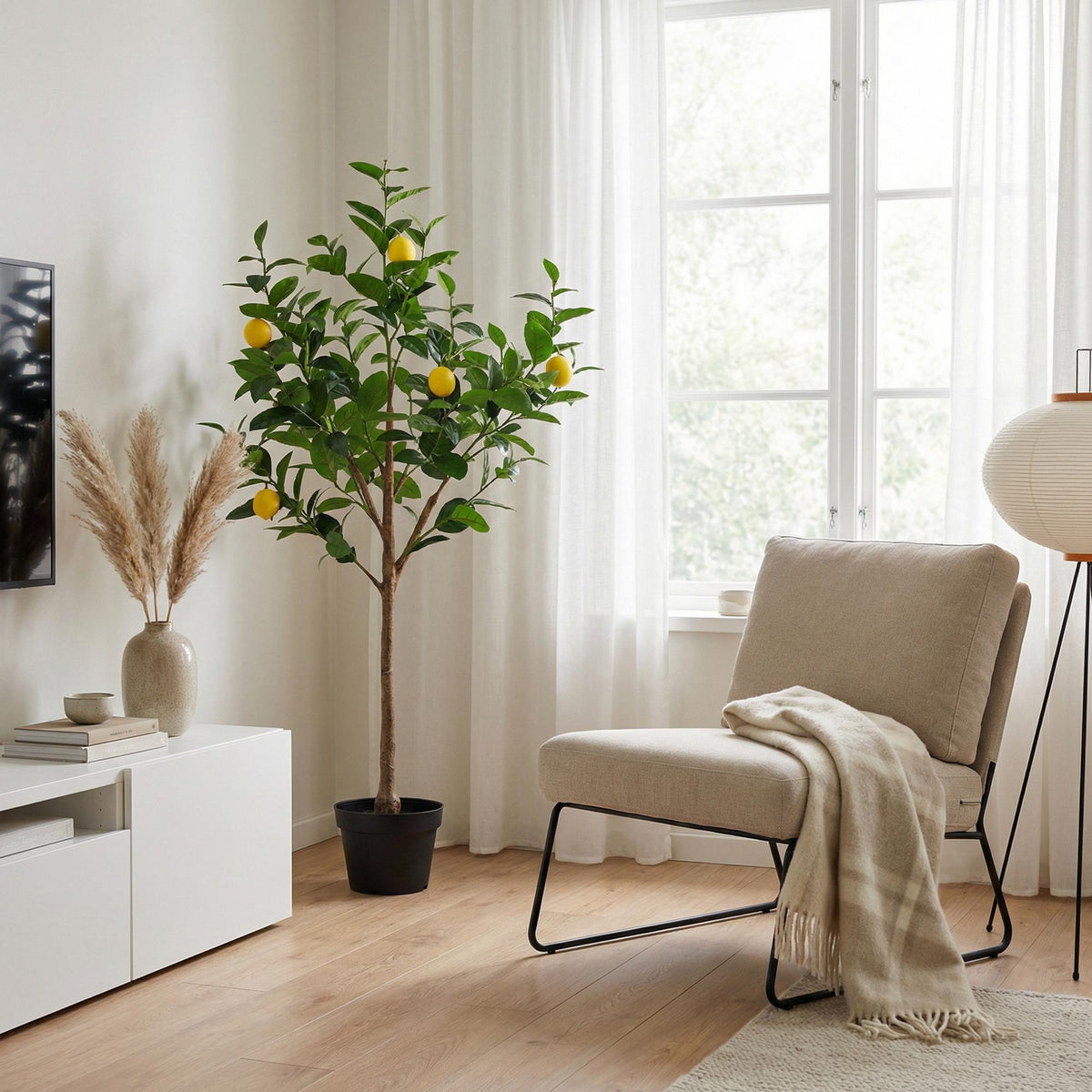 Citronnier artificiel - H 150 cm